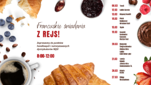 Zapraszamy na pierwszą w tym roku turę śniadań pod nazwą Francuskie śniadania z REJS!